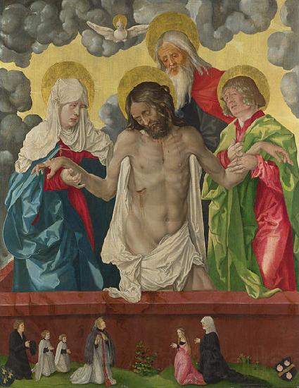 Hans Baldung Grien The Trinity and Mystic Pieta Norge oil painting art